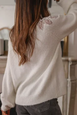 Flash Sale Pull Edwige blanc Pulls