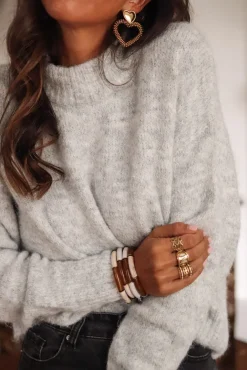 Clearance Pull Gaspard gris Pulls
