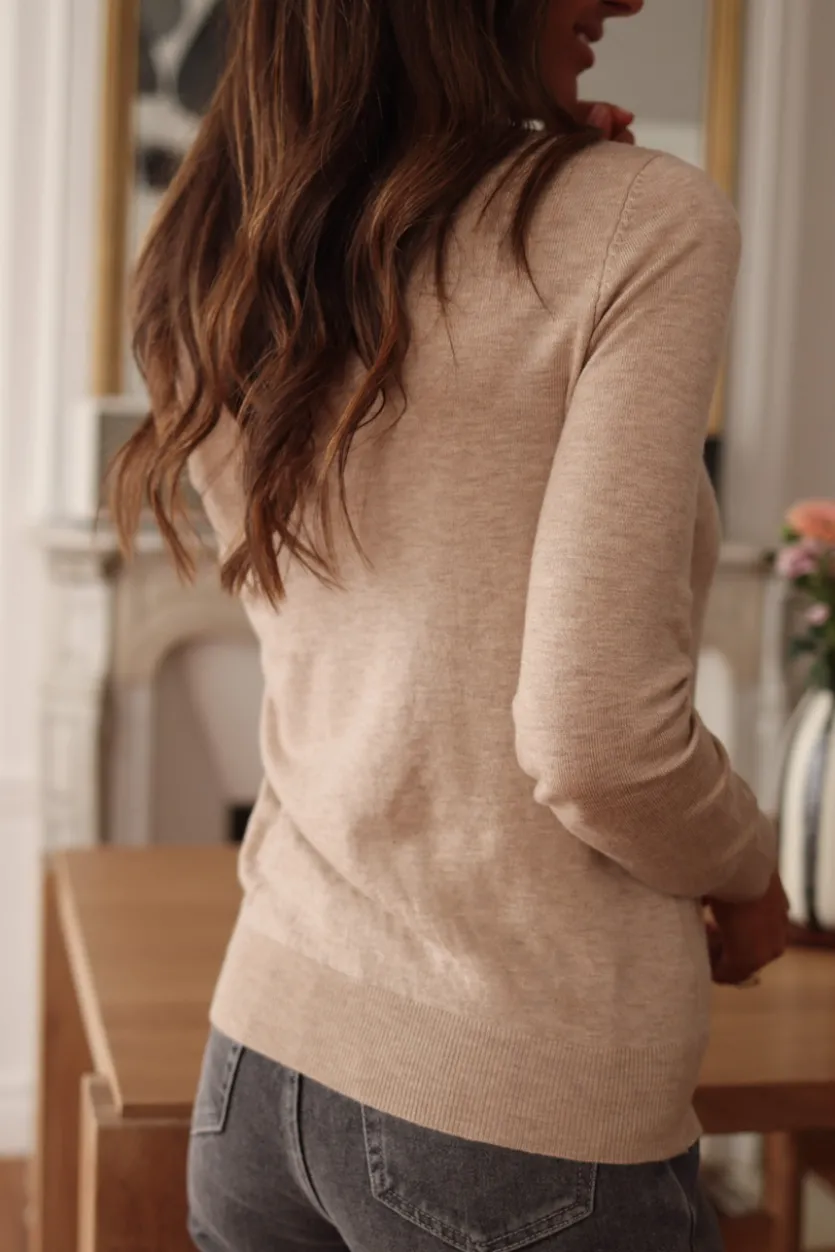 Flash Sale Pull Rachel beige Pulls
