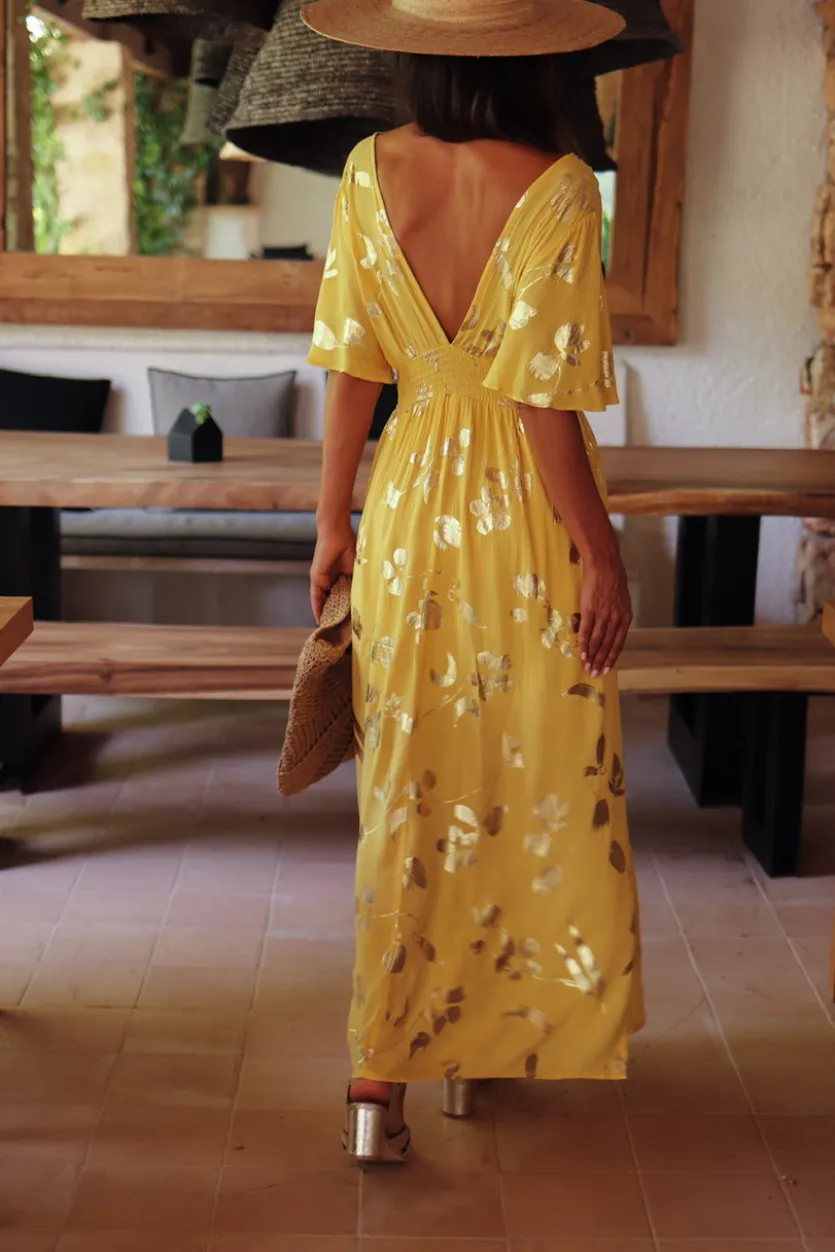 Best Sale Robe Alba jaune Robes