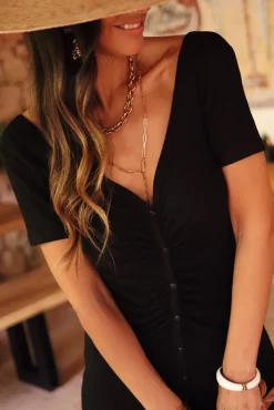 Fashion Robe Annabelle noire Robes