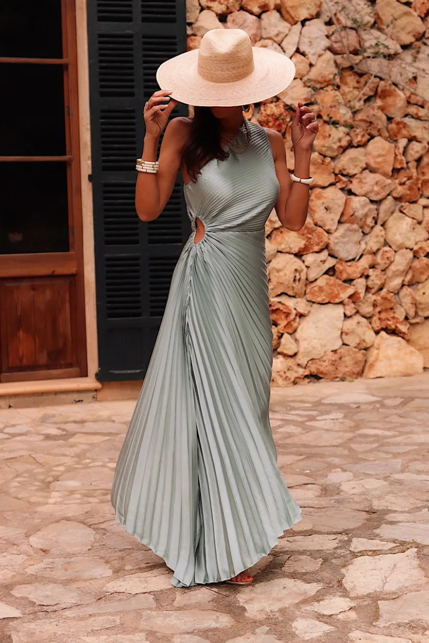 Shop Robe Calicia vert d’eau Robes