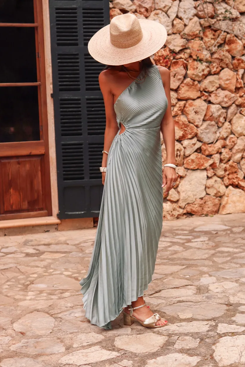 Shop Robe Calicia vert d’eau Robes
