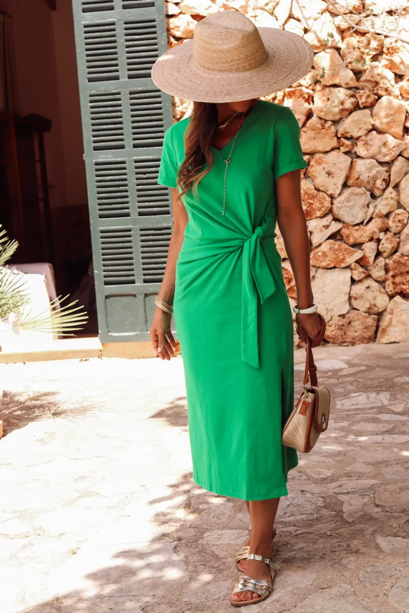 Discount Robe Cléo verte Robes