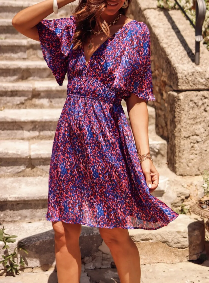 Cheap Robe courte Perry bleue Robes