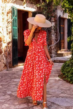 Online Robe Jill rouge Robes