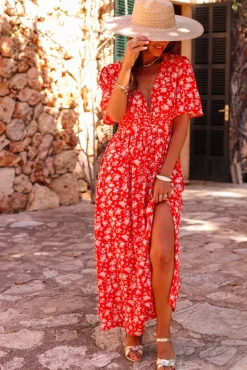 Online Robe Jill rouge Robes
