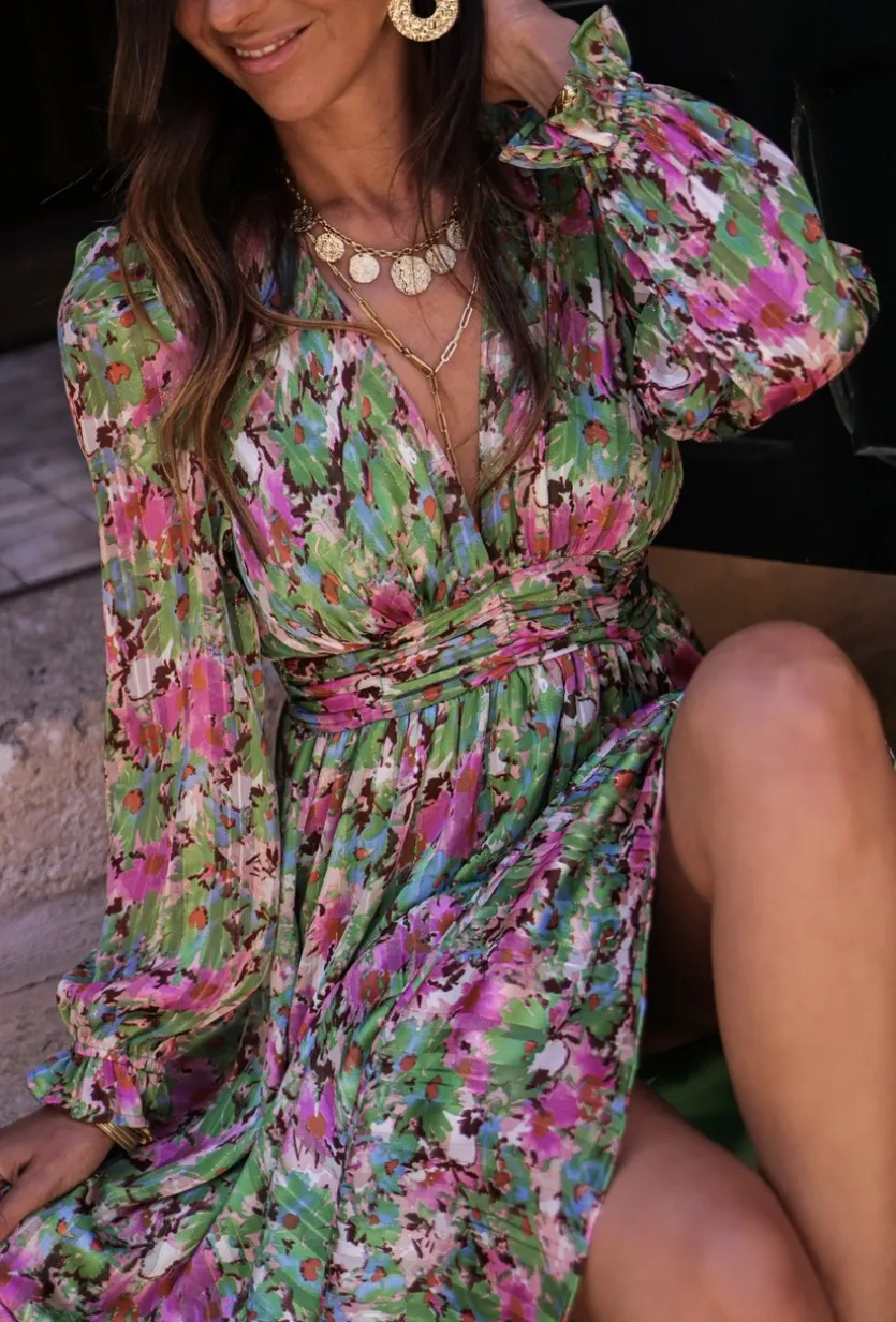 Cheap Robe longue Gabriela à fleurs Robes