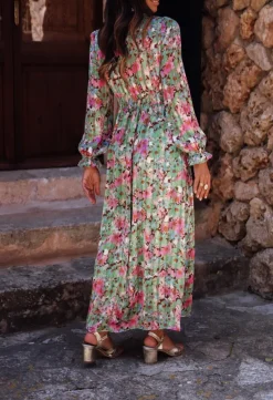 Cheap Robe longue Gabriela à fleurs Robes