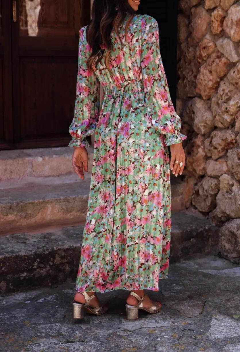 Cheap Robe longue Gabriela à fleurs Robes