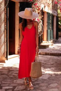 Online Robe Luz rouge Robes