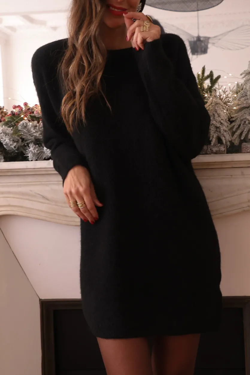 Cheap Robe pull Amaé noire Robes