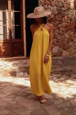 Fashion Robe Roma jaune Robes