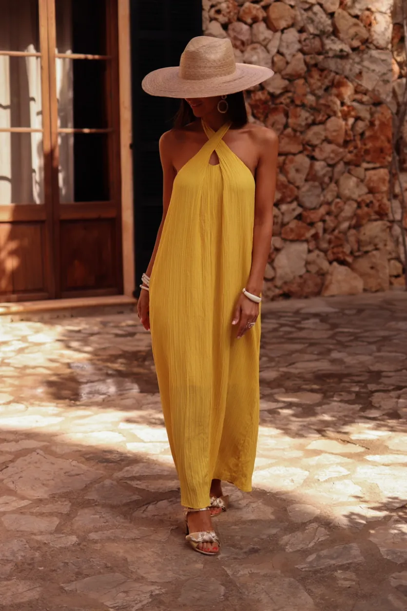 Fashion Robe Roma jaune Robes