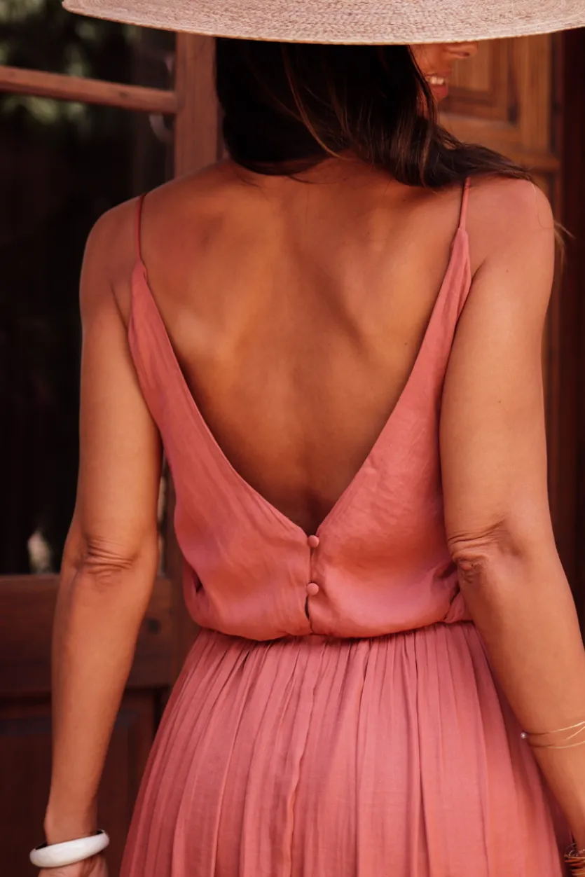 Shop Robe Séréna terracotta Robes