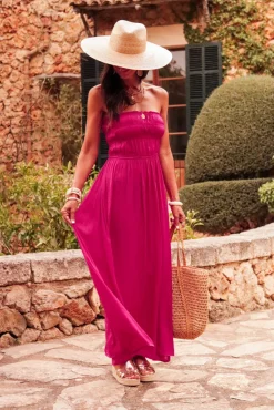 New Robe Valentina fuchsia Robes