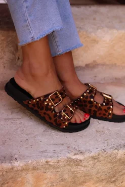 Best Sale Sandales Léopard Sandales