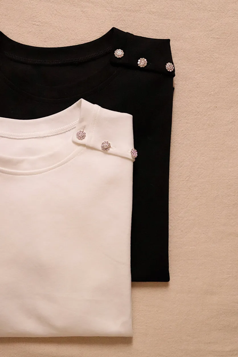 Sale Tee-shirt Côme blanc Tee-shirts