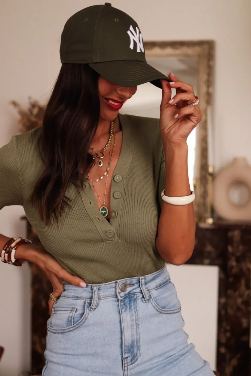 Clearance Top Andie kaki Tops