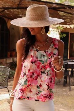 New Top Divane à fleurs Tops