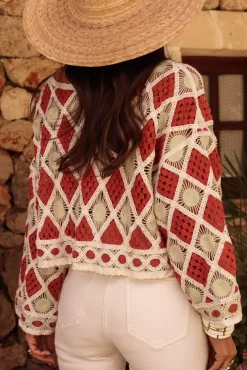 Flash Sale Top macramé Paloma Tops|Blouses
