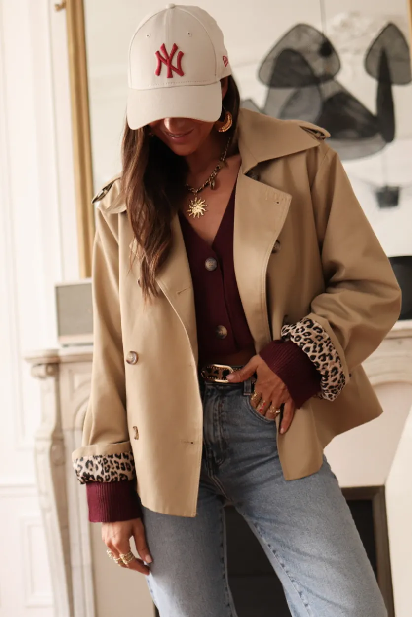 Discount Trench court Hugo Vestes