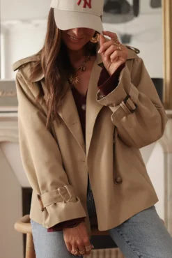 Discount Trench court Hugo Vestes