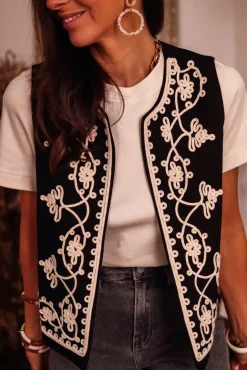 Best Veste billy noire brodée Vestes
