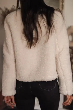 Online Veste Bobby écrue Manteaux|Vestes