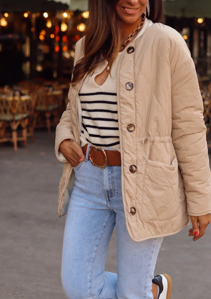 New Veste Lana beige Vestes