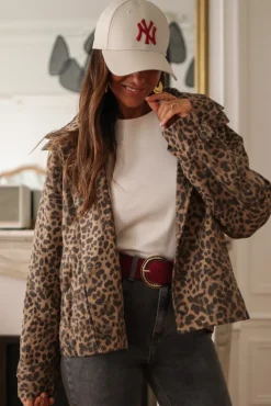 Clearance Veste Malone leopard Vestes