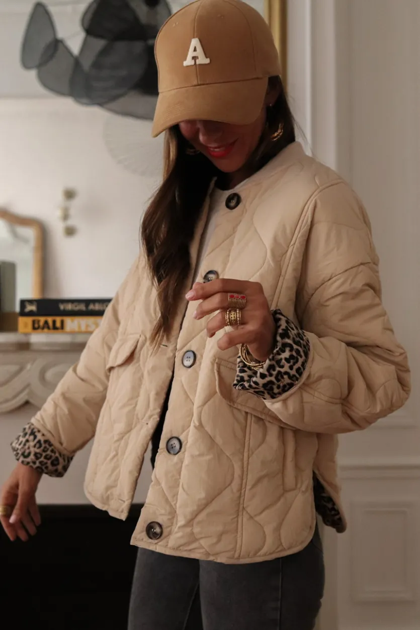 Store Veste May matelassée beige Vestes